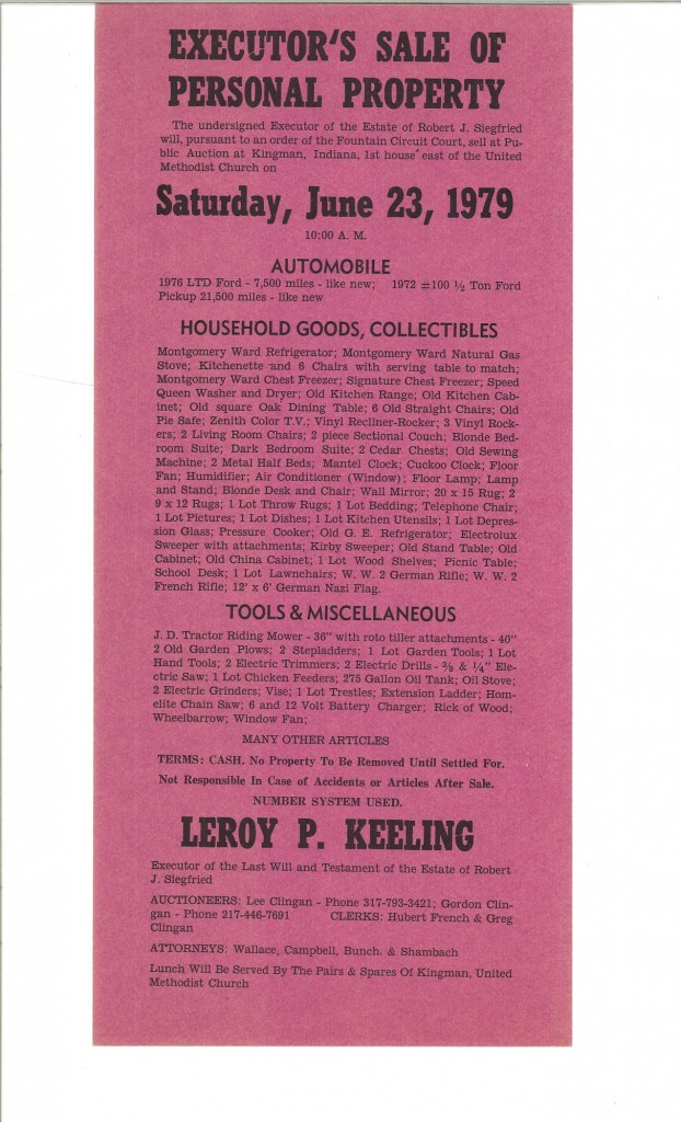 Greg Clingan Auctions Covington Indiana Auctions & Real Estate