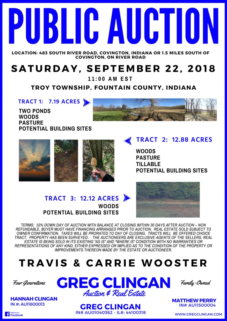 Wooster Greg Clingan Auctions