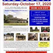 Saturday, October 17, 2020 @ 10:00 am EDT REAL ESTATE AUCTION