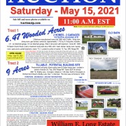 Estate Auction on May 15, 2021