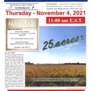 LAND AUCTION: Thursday, November 4, 2021