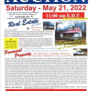 Estate Auction – Saturday – May 21, 2022