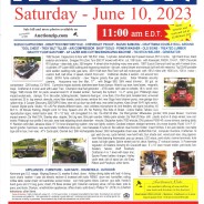 PUBLIC AUCTION Saturday, June 10, 2023