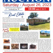 PUBLIC AUCTION Saturday, August 26, 2023