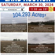 Land Auction Saturday, March 30th, 2024