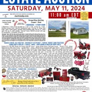 ESTATE AUCTION Saturday, May 11, 2024