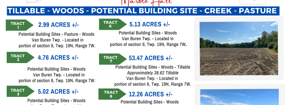 Land Auction – Saturday, August 17, 2024