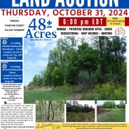 LAND AUCTION – Thursday, October 31, 2024