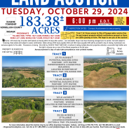 LAND AUCTION – Tuesday, October 29, 2024