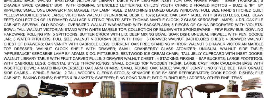 Parker Hathaway Auction – Saturday, July 18, 2026