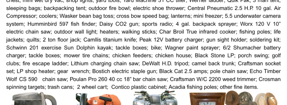 Michael Long Estate Auction – Saturday, June 27, 2026