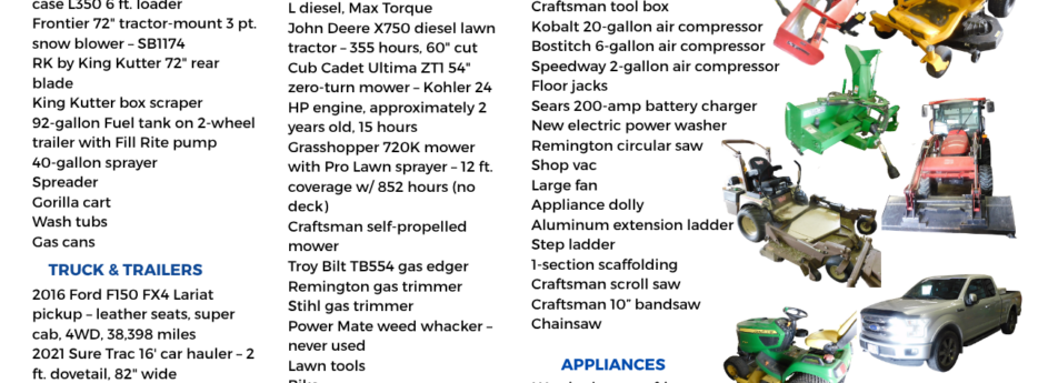 PUBLIC AUCTION – Sunday, August 30, 2026, in Potomac, Illinois